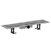 Odpływy liniowe - HANSGROHE 56176800 RainDrain Compact Komplet odpływowy prysznicowy 700 do montażu standardowego - miniaturka - grafika 1