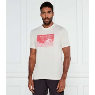 Gant T-shirt Regular Fit - Koszulki męskie - miniaturka - grafika 1