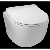 Miski WC - BALNEO G0101010101-2 Miska podwieszana WC - LUNA WHITE 48,5cm - miniaturka - grafika 1