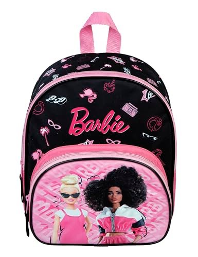 Undercover - Plecak dziecięcy Barbie – z kieszenią przednią – do przedszkola, na czas wolny i w podróży – trwały i praktyczny – dla dzieci od 4 lat, Rosa, jeden rozmiar