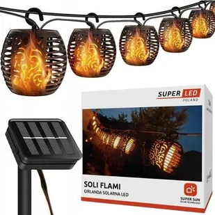 Girlanda solarna SUPERLED Soli Flami 5285 - Lampy ogrodowe - miniaturka - grafika 1