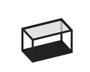 Półka metalowa Qbox czarna 60 cm - Półki do kuchni - miniaturka - grafika 1