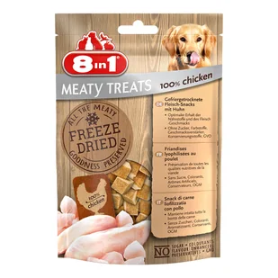 8in1 Przysmak 8in1 Meaty Treats Freeze Dried Kurczak Przysmaki liofilizowane dla psa op 50g - Przysmaki dla psów - miniaturka - grafika 2