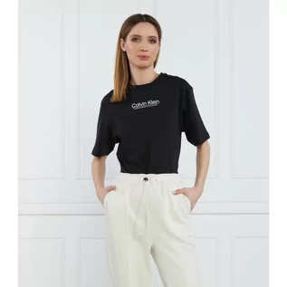 Koszulki i topy damskie - Calvin Klein T-shirt COORDINATES LOGO GRAPHIC T-SHIRT | Regular Fit - grafika 1
