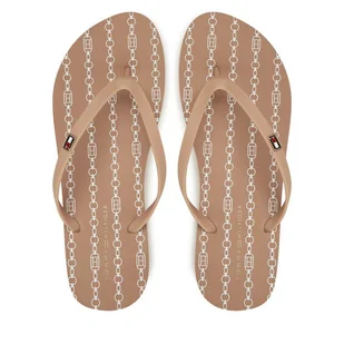 Japonki Tommy Hilfiger FW0FW08518 Różowy - Klapki i japonki damskie - miniaturka - grafika 1