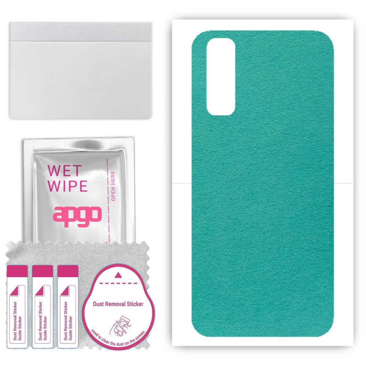 Folia naklejka skórka strukturalna na TYŁ Zamsz do Vivo Y70t - Zamsz Miętowy - apgo SKINS