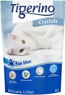 Tigerino Crystals Fun kolorowy żwirek dla kota - Błękitny, 5 l (ok. 2,1 kg) - Żwirek dla kotów - miniaturka - grafika 1
