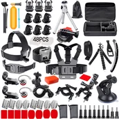 Akcesoria do kamer sportowych - zestaw akcesoriów do kamery sportowej 120 w 1, zestaw akcesoriów do kamery sportowej z futerałem, zamiennik do GoPro Hero 12/11/10/9 i nie tylko - miniaturka - grafika 1