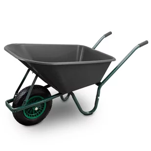 Taczka Ogrodowa 100L 250kg Czarna Misa Z PVC - Taczki - miniaturka - grafika 1