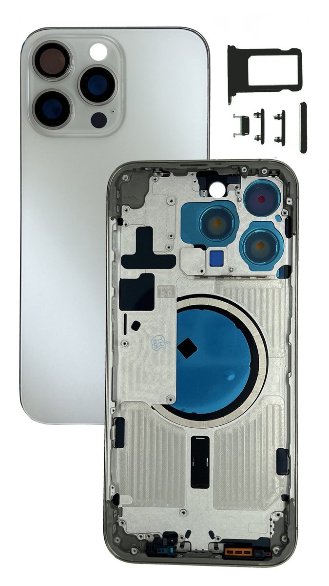 Obudowa kompletna BIAŁA do Apple iPhone 15 Pro Max korpus ramka zamiennik