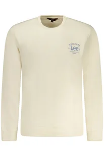 BLUZA MĘSKA LEE Z ROZPINANYM SZYBĄ BEŻOWA - Bluzy męskie - miniaturka - grafika 1