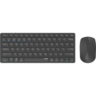 RAPOO Zestaw bezprzewodowy MULTIMODE 9600M Blade - Zestawy myszka + klawiatura - miniaturka - grafika 1