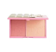 Rozświetlacze do twarzy i ciała - Revolution Makeup I Heart Revolution Paleta Rozświetlaczy Rose Frizz - miniaturka - grafika 1