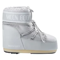 Kozaki damskie - Damskie Buty zimowe MOON BOOT MOON BOOT ICON LOW NYLON 14093400012 – Szary - miniaturka - grafika 1