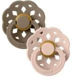 Smoczki uspokajające - BIBS SMOCZEK USPOKAJAJĄCY HEVEA 0+ BABY HONEY S 0+ - miniaturka - grafika 1