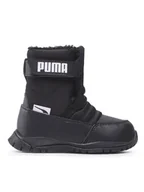 Buty dla chłopców - Puma Śniegowce Nieve Boot Wtr Ac Inf 380746 03 Czarny - miniaturka - grafika 1
