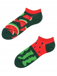 TODO SOCKS Juicy Watermelon Low Stopki Arbuz 39-42 - Skarpetki męskie - miniaturka - grafika 1