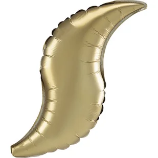 Balon foliowy Fala złoty satyna 71 cm - Balony i akcesoria - miniaturka - grafika 1