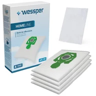 Worki do odkurzaczy - Zestaw Worki do odkurzacza WESSPER HomeLine Safbag Zelmer, 4 szt. + Filtr - miniaturka - grafika 1