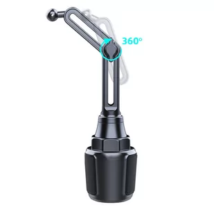 Uchwyt samochodowy Cup Holder do auta uniwersalny do telefonu w miejsce na kubek Czarny - Części i akcesoria do laptopów - miniaturka - grafika 4