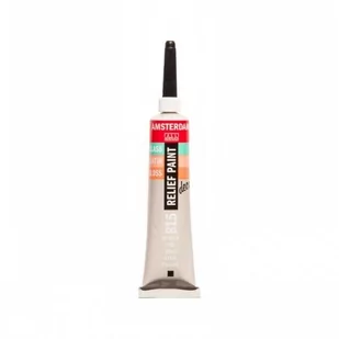 Amsterdam Amsterdam Relief Paint 20 ml Pewter - Farby i media malarskie - miniaturka - grafika 1