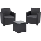 Meble ogrodowe - KETER Zestaw mebli balkonowych  Marie Grafitowy - miniaturka - grafika 1