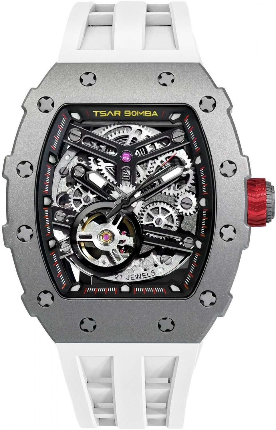 Zegarek męski Tsar Bomba TB8208T-02 biały