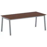 Stoły warsztatowe - B2B Partner Stół PRIMO BASIC z szarosrebrnym stelażem, 2000 x 900 x 750 mm, czereśnia 499067 - miniaturka - grafika 1
