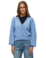 Swetry damskie - Minus Damski sweter Mary Knit Cardigan, Light Palace Blue, XXL - miniaturka - grafika 1