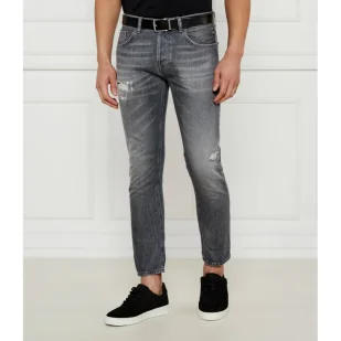 DONDUP - made in Italy Jeansy ICON Regular Fit - Spodnie męskie - miniaturka - grafika 1