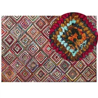 Dywany - Dywan Bawełniany 160 X 230 Cm Wielokolorowy Kaiseri - miniaturka - grafika 1