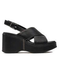 Sandały damskie - Sandały Clarks Manon Wish 26176299 Czarny - miniaturka - grafika 1