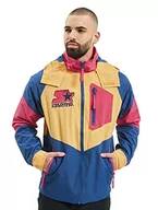 Kurtki męskie - STARTER BLACK LABEL Kurtka męska Multicolored Jacket z wyszywanym logo i naszywką z tkaniny, Color Block kurtka przejściowa z kieszenią na zamek błyskawiczny, 2 kolory, rozmiar XS do XXL - miniaturka - grafika 1