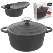 Garnki - Orion Garnek stalowy z pokrywką LITINA, 4 l - miniaturka - grafika 1