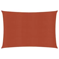 Parasole ogrodowe - vidaXL Żagiel przeciwsłoneczny, 160 g/m, terakotowy, 2,5x4,5 m, HDPE vidaXL - miniaturka - grafika 1