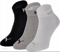 Skarpetki męskie - PUMA SKARPETY QUARTER 3 PARY Roz: 43-46 3-kolory - miniaturka - grafika 1