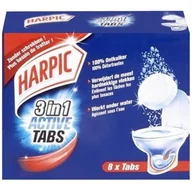 Środki do WC - Harpic 3in1 Active Tabs 8szt 200g - miniaturka - grafika 1