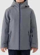 Kurtki narciarskie - Kurtka narciarska dla chłopca 4F M0820 szara 4FJWAW25TTJAM0820 23S 146cm - miniaturka - grafika 1