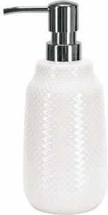 Kleine Wolke Dozownik do mydła Dotty White - Mydelniczki i dozowniki mydła - miniaturka - grafika 1