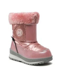 Leaf Śniegowce Nautisk LNAUT101K Różowy - Buty dla dziewczynek - miniaturka - grafika 1