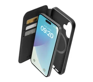 SBS Wallet Mag TEBKMAGSFIP1667K do iPhone 16 Plus Czarny - Etui i futerały do telefonów - miniaturka - grafika 1