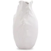Wazony i flakony - Biały Wazon Dekoracyjny w Kształcie Pąka Kwiatu - miniaturka - grafika 1