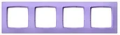 Klawisze i ramki - Ospel Karo lawenda ramka R-4S/54 R-4S/54 - miniaturka - grafika 1