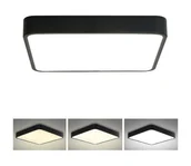 Lampy sufitowe - Brilagi - LED Plafon POOL LED/36W/230V 3000/4500/6000K 40x40 cm czarny - miniaturka - grafika 1