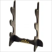 Repliki - broń - DREWNIANY POTRÓJNY STOJAK STOJĄCY LUB WISZĄCY NA MIECZE AG52/3N.01 - miniaturka - grafika 1