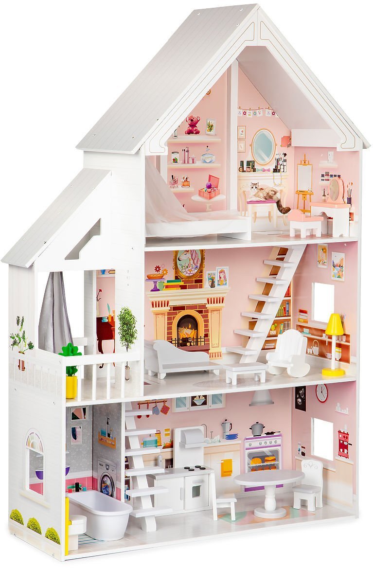 Eti-Polam Gerardo's Toys drewniany domek dla lalek z oświetleniem LED Liselle GT61187