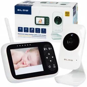 Elektroniczne nianie i monitory oddechu - KAMERA ELEKTRONICZNA NIANIA NA ŻYWO EKRAN LCD TRYB NOCNY ZOOM DLA DZIECKA - miniaturka - grafika 1