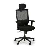 Fotele i krzesła biurowe - B2B Partner Krzesło biurowe AE, czarne 459097 - miniaturka - grafika 1