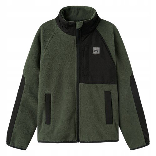 NAME IT BLUZA DZIECIĘCA POLAROWA Z KONTRASTOWYMI WSTAWKAMI 140 XQA