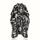 Peleryny fryzjerskie - TEMU 1 szt./2 szt. Profesjonalny Peleryna Fryzjerska do Strzyżenia Włosów - Antystatyczna Nieprzywierająca Niewstrząsowa Poliestrowa Peleryna z - miniaturka - grafika 1